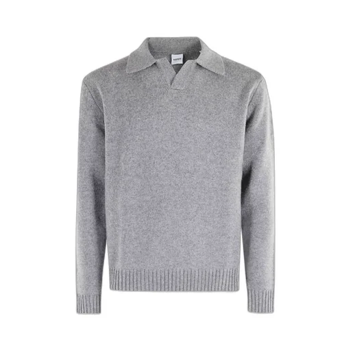 Collared Long-Sleeved Polo Shirt