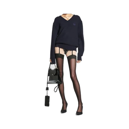 Laurel Classic V-Neck Destroyed Sweater