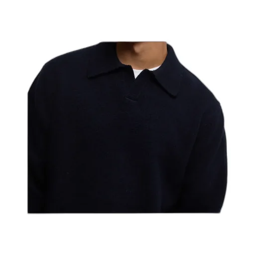 Wool Blend Polo Shirt