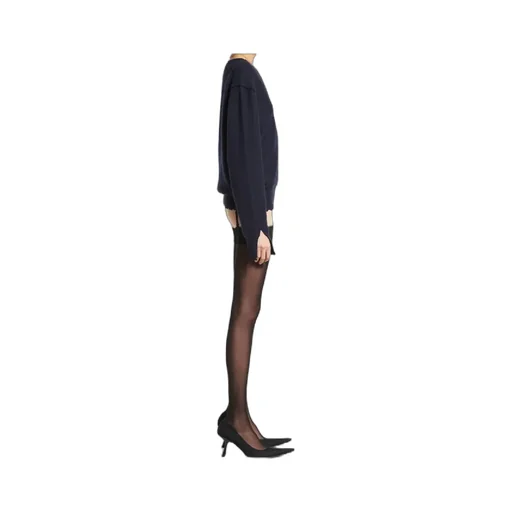 Laurel Classic V-Neck Destroyed Sweater
