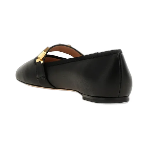 Balby Leather Ballerina Shoes