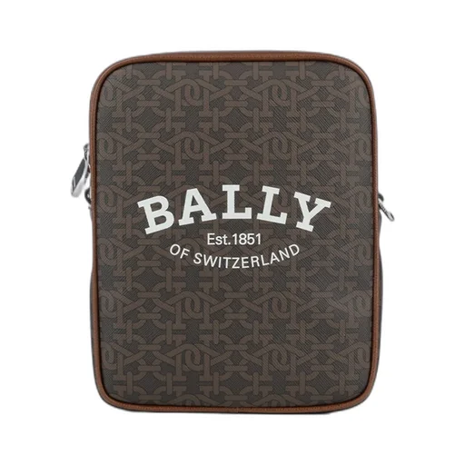 Logo Zipper Shoulder Bag