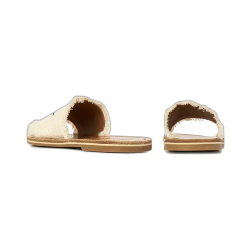 Round Head Flat Slippers