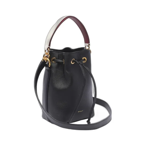 Logo Printed Drawstring Bucket Bag