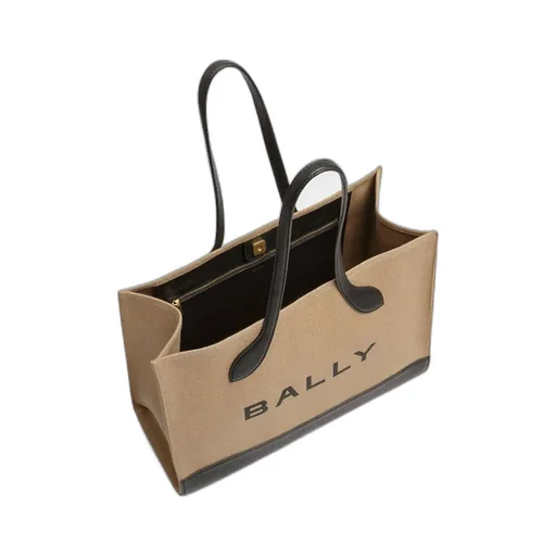 Bar Logo-Print Tote Bag