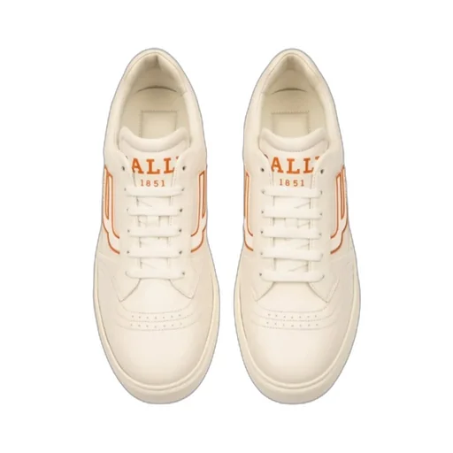 Logo-Patch Leather Sneakers