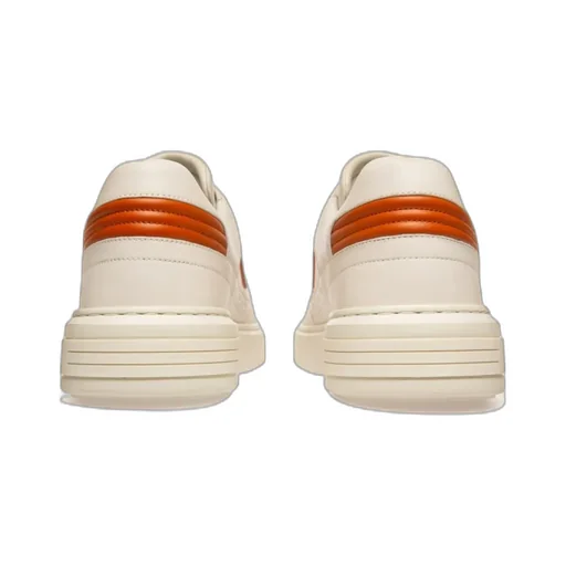 Logo-Patch Leather Sneakers