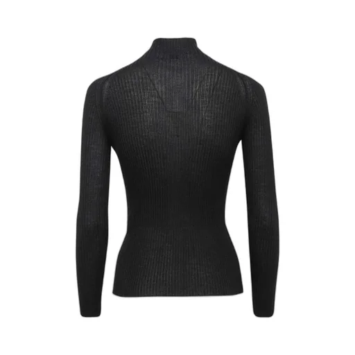 High-Necked Long-Sleeved Sweater