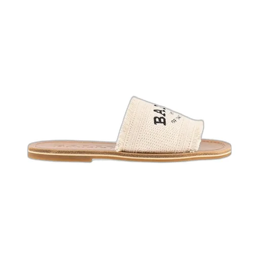 Logo-Embroidered Slide Sandals