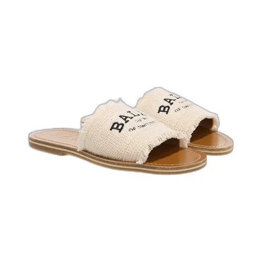 Logo-Embroidered Slide Sandals