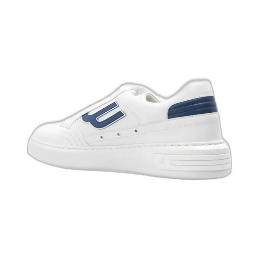 Logo-Patch Leather Sneakers