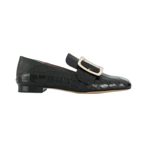 Steppable Flat Shoes With Fish Pattern