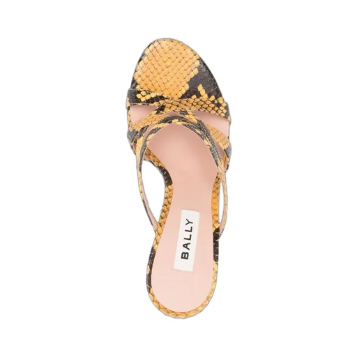 Patterned High-Heeled Sandals
