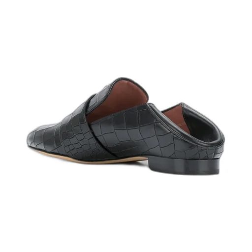 Steppable Flat Shoes With Fish Pattern