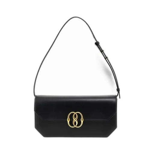 Logo Plaque Shoulder Bag