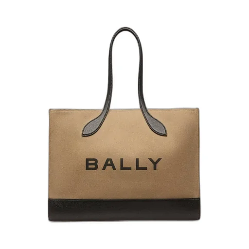 Bar Logo-Print Tote Bag