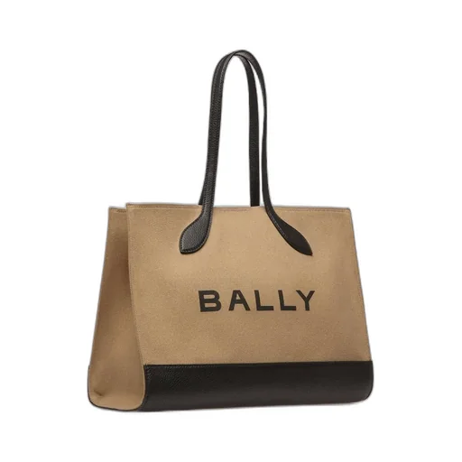 Bar Logo-Print Tote Bag