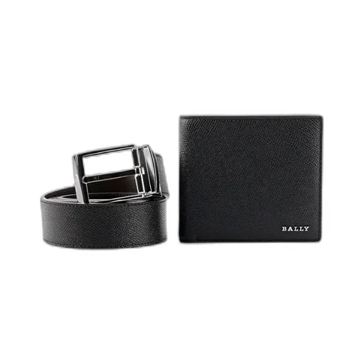 Logo Wallet Belt Set