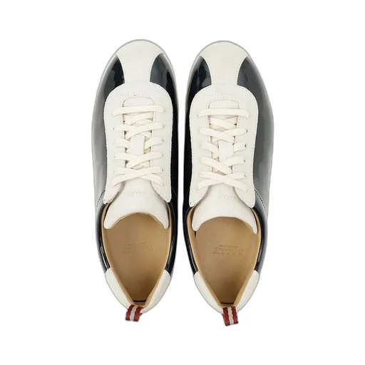 Navy Blue Lace-Up Casual Sneakers