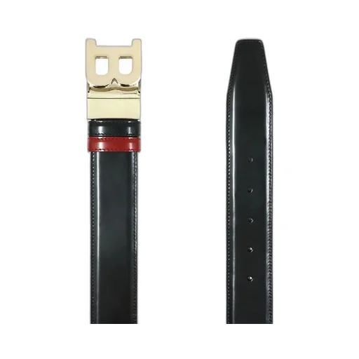 Belt With Logo Buckle