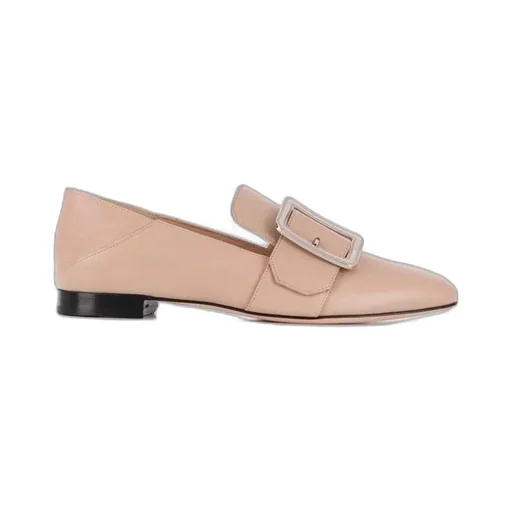 Buckled Leather Loafers