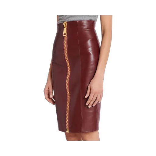 Leather Pencil Skirt