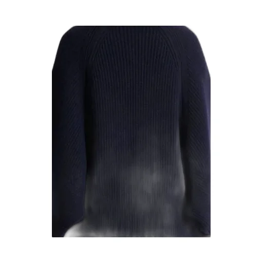 Ribbed-Knit Logo-Patch Sweater
