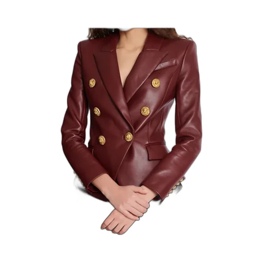 6-Button Collared Jacket