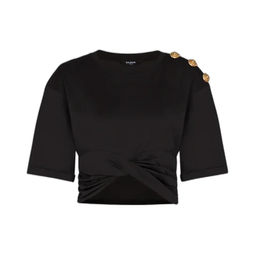 Cropped Tie T-Shirt