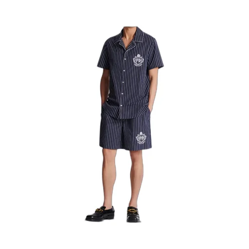 Striped Poplin Pyjama Shirt