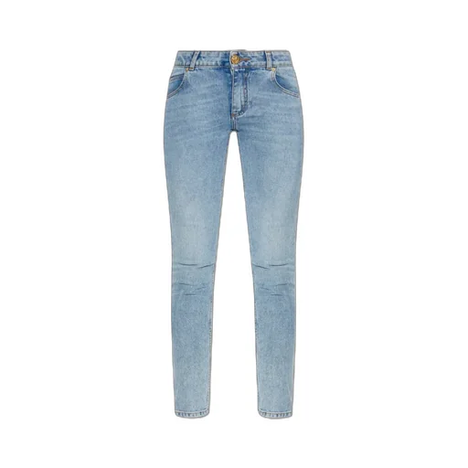 Logo Patch Skinny Jeans