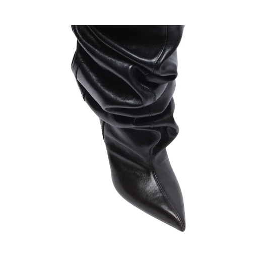Wedge Thigh-High Boots