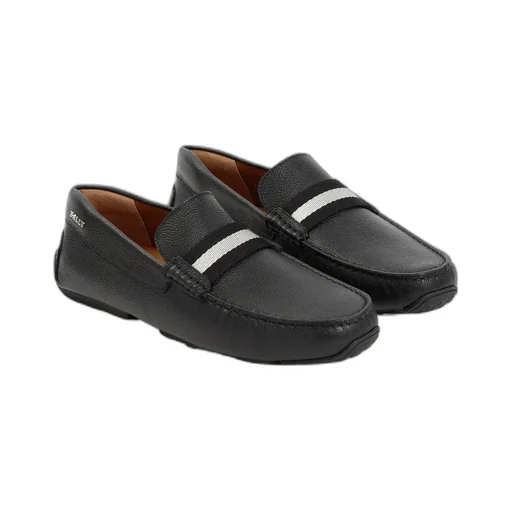 Crossover-Strap Detail Loafers