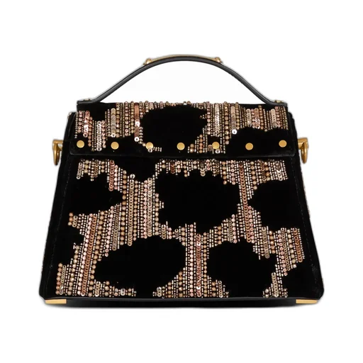 Embroidered Velvet B-Buzz Dynasty Bag