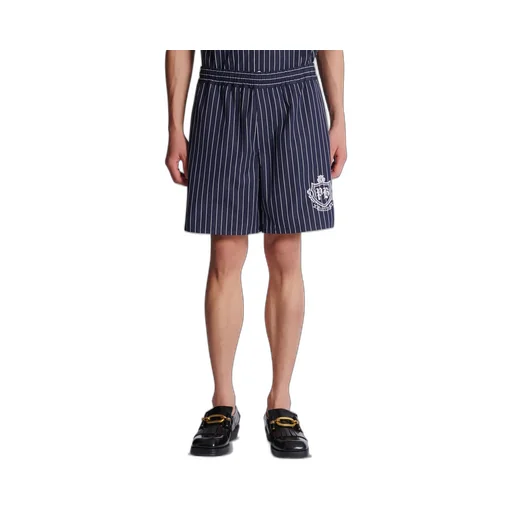 Striped Poplin Pyjama Shorts