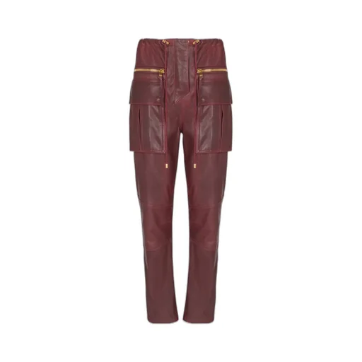 Leather Cargo Pants
