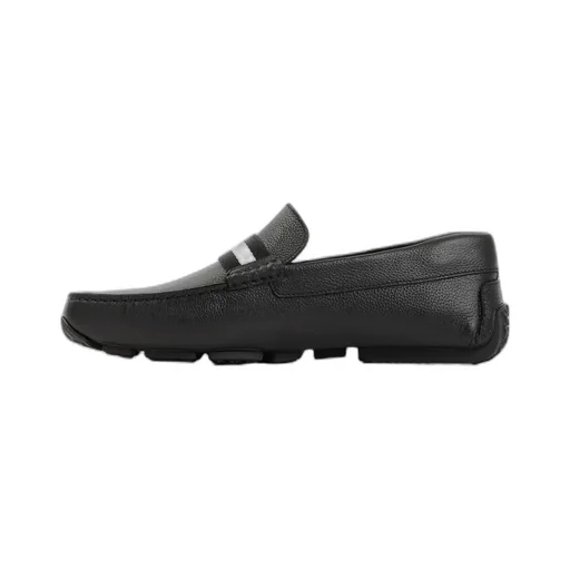 Crossover-Strap Detail Loafers
