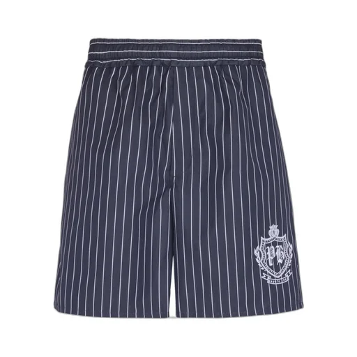 Striped Poplin Pyjama Shorts