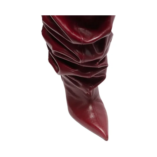 Wedge Thigh-High Boots