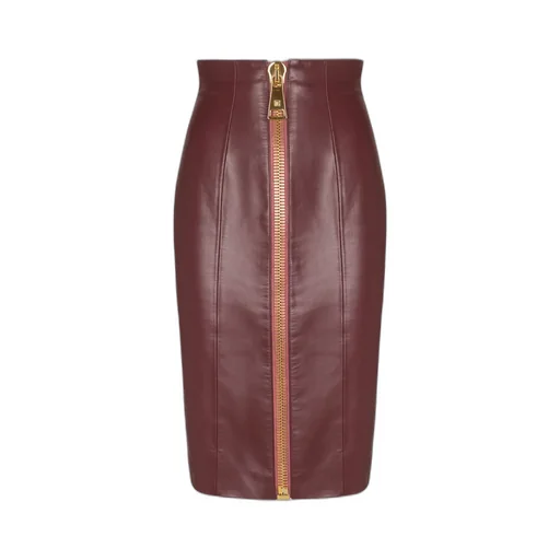 Leather Pencil Skirt