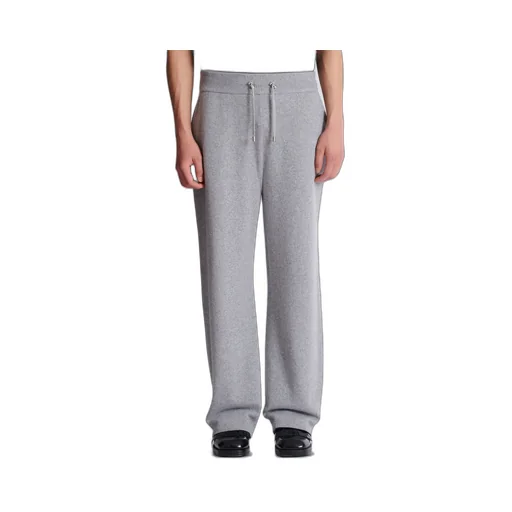 Logo Patch Straight-Leg Trousers