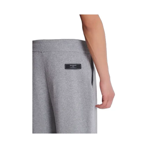Logo Patch Straight-Leg Trousers