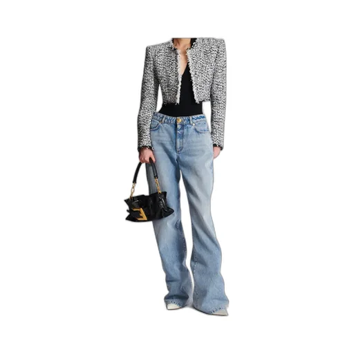 Cropped Tweed Jacket