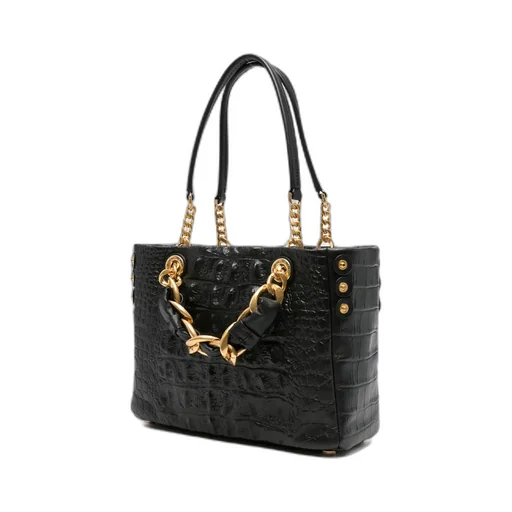 Embossed Top Handle Bag