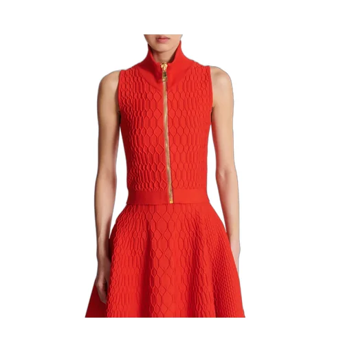 Sleeveless Knitted Top
