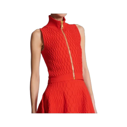 Sleeveless Knitted Top