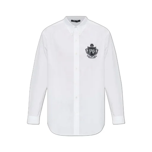 Long Sleeved Logo Embroidered Shirt