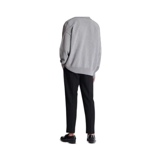 College Emblem Polo Sweater
