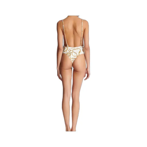 ChaÎNes Pattern Printed One-Piece Swimsuit