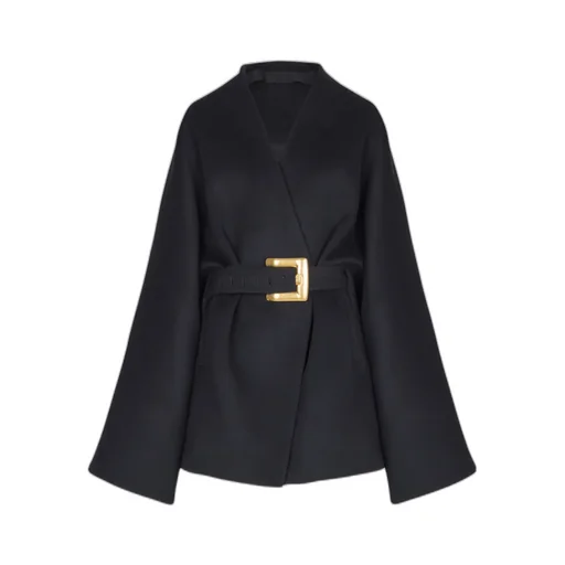 Belted Wide Sleeved Coat